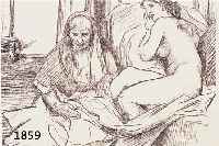 CORINTH, LOVIS, 1858-1925, BATHSEBA, LITHOGRAPHIE, RE. U. HANDSIGNIERT, FRÜHES BLATT AUßERHALB DES WERKSVERZEICHNISSES, CA. 17 X 20 CM