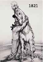 WEBWEBER, A. PAUL, 1893 ARNSTADT-1980, IN DER MANEGE, LITHOGRAPHIE, RE. U. HAND- SIGN., CA. 47,5 X 34,5 CM