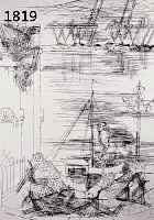 RUCRUCHS, OTTO, IN ALTONA, LITHOGRAPHIE VON 1952, RE. U. HANDSIGNIERT UND DAT., CA. 55 X 42 CM