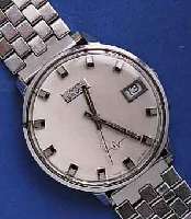 KONVOLUTKONVOLUT: 2 HERRENARMBANDUHREN MIT ELEKTRO- MECHANISCHEN WERK, FÜR DEN DTSCH. MARKT, 1X ZENTRA SAVOY M. BASISKAL. ESA 9150, DATUM, ...