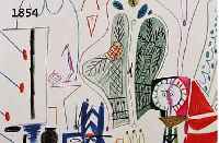 PICASSO, PABLO, 1881-1973, ZWEI FARBLITHO- GRAOHIEN AUS: PICASSOS SKETCHBOOK, ED. CERCLE D'ART PARIS 1960, JE CA. 25 X 40,5 CM, PP