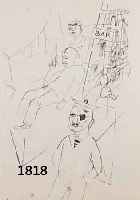 GROSGROSZ, GEORGES, 1893-1959, VIER LITHO- GRAPHIEN AUS: ECCE HOMO, MALIK VERLAG BERLIN 1923, LEICHT GEBRÄUNT, BLATTGR. JE CA. 35 X 25 CM, PP