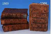 KONVOLUT AUS 8 BüCHERN AUS MEMOIRES POUR L' HISTOIRE, VON 1707-1714, A TREVOUX, CHEZ ETIENNE GANEAU, ORIGINALEINBäNDE, L. GE- ...