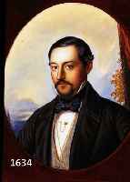 PORZEPORZELLANMALEREI, RÜCKSEITIG SIGN. F. SCHIER, (FRANZ SCHIER ERWÄHNT 1894 IN MÜNCHEN), PORTRAIT EINES HERRN VOR IDEALER LANDSCHAFT, FEINE ...