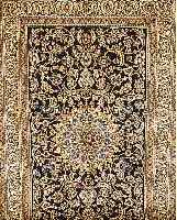 NAIN,PERSIEN CA 260 X 165 CM. FLOR WOLLE MIT SEIDE.