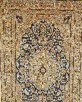 NAIN,PERSIEN CA 260 X 150 CM. FLOR WOLLE MIT SEIDE.
