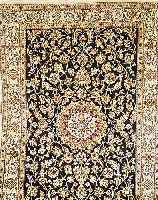 NAIN,PERSIEN CA 292 X 195 CM. FLOR WOLLE MIT SEIDE.