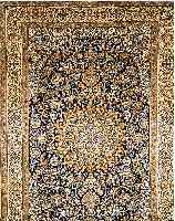 NAIN,PERSIEN CA 304 X 197 CM. FLOR WOLLE MIT SEIDE.