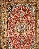 NAIN,PERSIEN CA 301 X 209 CM. FLOR WOLLE MIT SEIDE