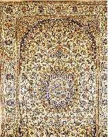 NAIN,PERSIEN CA 300 X 200 CM. FLOR WOLLE MIT SEIDE.