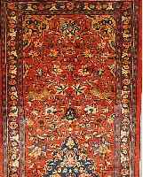 GOLPAYGAN,PERSIEN CA 295 X 113 CM. FLOR WOLLE.