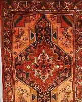 BROJARD,PERSIEN CA 207 X 135 CM. FLOR WOLLE.