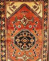 FERIDAN,PERSIEN CA 210 X 127 CM. FLOR WOLLE.