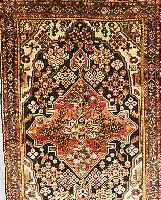 SAVEH,PERSIEN CA.204 X 131 CM. FLOR WOLLE CA 40 JAHRE.