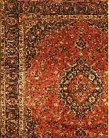 MESCHED,PERSIEN CA 345 X 300 CM. FLOR WOLLE.