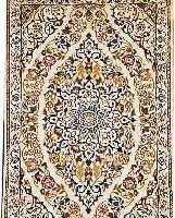 NAIN FEIN,PERSIEN CA 152 X 51 CM. KORKWOLLE MIT SEIDE.CA 1 MIO KN/QM,