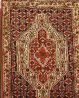 SENNEH,PERSIEN CA103 X 74 CM. FLOR WOLLE