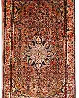 BIDJAR,PERSIEN CA 118 X 76 CM. FLOR WOLLE