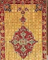 ESFAHAN FEIN,PERSIEN.CA 117 X 86 CM. KORKWOLLE M.U. AUF SEIDE