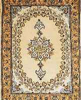 NAIN,PERSIEN.CA 85 X 60 CM. FLOR WOLLE MIT SEIDE