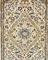 NAIN,PERSIEN CA 130 X 90 CM. FLOR WOLLE MIT SEIDE