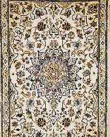 NAIN,PERSIEN CA 133 X 90 CM. FLOR WOLLE MIT SEIDE