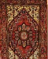 GHOLTOGH,PERSIEN CA.123 X 76 CM. FLOR WOLLE