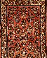 SAROGH,PERSIEN CA.160 X 95 CM. FLOR WOLLE