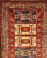 KAZAK NEU GEKNüPFT, CA.158 X 124 CM. WOLLE AUF WOLLE