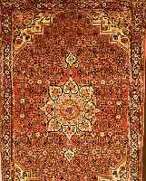 BIDJAR,PERSIEN CA.155 X 103 CM. FLOR WOLLE