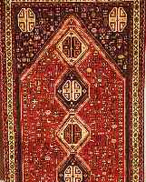 ABADEH,PERSIEN CA.191 X 98 CM. FLOR WOLLE