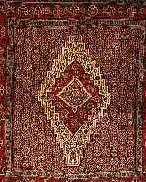 SENNEH,PERSIEN CA.138 X 126 CM. FLOR WOLLE