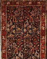 TäBRIZ,PERSIEN CA.147 X 98 CM. FLOR WOLLE