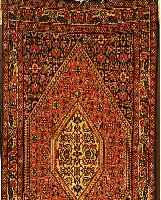 BIDJAR,PERSIEN CA 130 X 70 CM. FLOR WOLLE