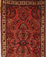 SAROGH,PERSIEN CA 125 X 67 CM. FLOR WOLLE