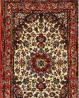 ESFAHAN FEIN,PERSIEN CA 104 X 68 CM. KORKWOLLE M.U.AUF SEIDE