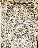 NAIN,PERSIEN CA.200 X 120 CM. FLOR WOLLE MIT SEIDE