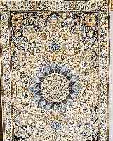 NAIN,PERSIEN CA.200 X 123 CM. FLOR WOLLE MIT SEIDE