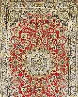 NAIN,PERSIEN CA.198 X 122 CM. FLOR WOLLE MIT SEIDE