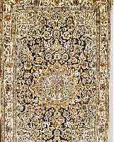 NAIN,PERSIEN CA.209 X 127 CM. FLOR WOLLE MIT SEIDE