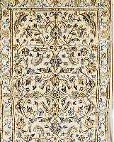 NAIN,PERSIEN CA.200 X 120 CM. FLOR WOLLE MIT SEIDE