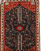 ABADEH,PERSIEN CA.157 X 101 CM. FLOR WOLLE