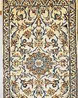 NAIN,PERSIEN CA.197 X 62 CM. KORKWOLLE MIT SEIDE