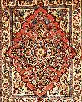 SAROGH,PERSIEN CA 81 X 65 CM. FLOR WOLLE