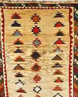 GABBEH,PERSIEN CA.235 X 155 CM. WOLLE AUF WOLLE CA 30 JAHRE