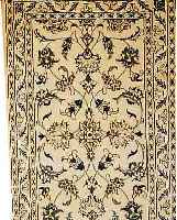 NAIN,PERSIEN CA.300 X 70 CM. FLOR WOLLE MIT SEIDE