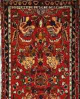 HAMADAN,PERSIEN CA.283 X 78 CM. FLOR WOLLE