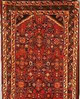 HOSSEINABAD,PERSIEN CA.407 X 78 CM. FLOR WOLLE