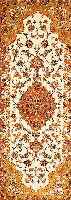 TäBRIZ FEIN,PERSIEN CA.200 X 75 CM. KORKWOLLE MIT SEIDE CA 550000