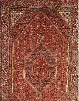 BIDJAR, PERSIEN, 211 X 130CM, FLOR WOLLE, SEHR STRAPAZIERFäHIG